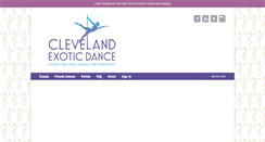 Desktop Screenshot of clevelandexoticdance.com